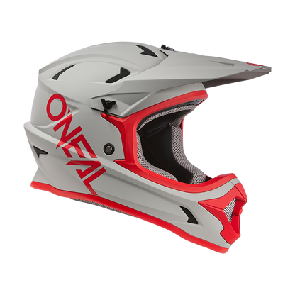 Oneal SONUS Solid gray/red kerékpáros fullface sisak - Botos Motors