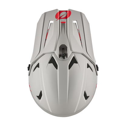 Oneal SONUS Solid gray/red kerékpáros fullface sisak - Botos Motors