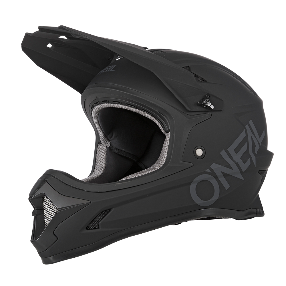 Oneal SONUS Solid black kerékpáros fullface sisak - Botos Motors