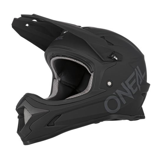 Oneal SONUS Solid black kerékpáros fullface sisak - Botos Motors