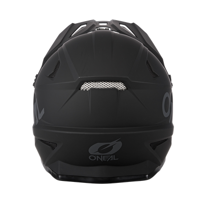 Oneal SONUS Solid black gyerek kerékpáros fullface sisak hátulja - Botos Motors