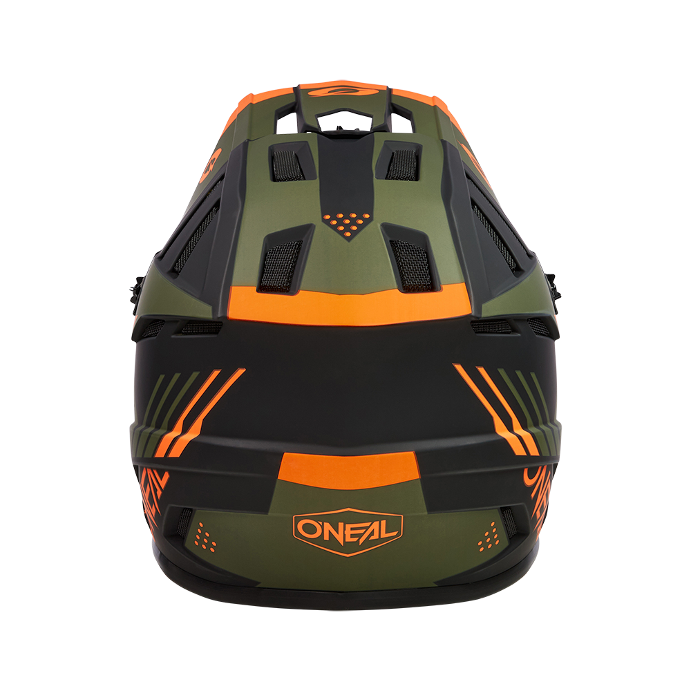Oneal backflip strike black/orange/olive kerékpáros fullface sisak