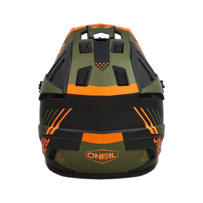 Oneal backflip strike black/orange/olive kerékpáros fullface sisak