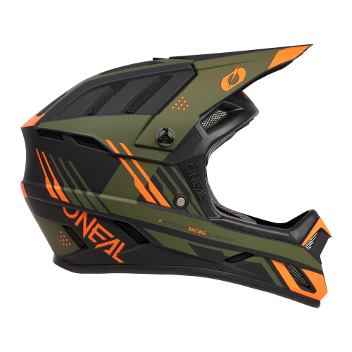 Oneal backflip strike black/orange/olive kerékpáros fullface sisak