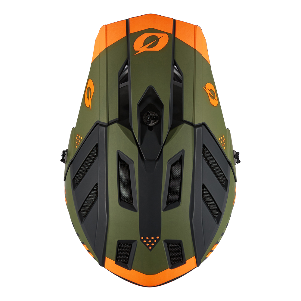 Oneal backflip strike black/orange/olive kerékpáros fullface sisak