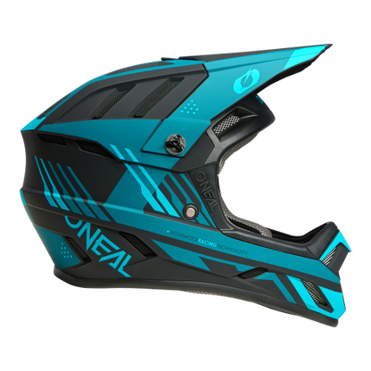 Oneal backflip strike black/teal kerékpáros fullface sisak
