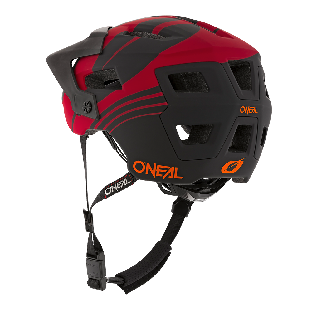 Oneal Defender Nova kerékáros sisak L-XL méret, fekete-vörös-narancs
