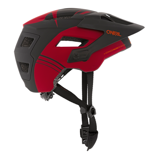 Oneal Defender Nova kerékáros sisak L-XL méret, fekete-vörös-narancs