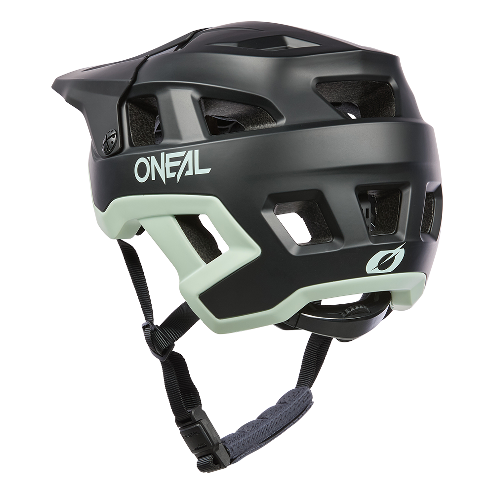 Oneal DEFENDER Solid black/mint kerékpáros sisak hátulja - Botos Motors