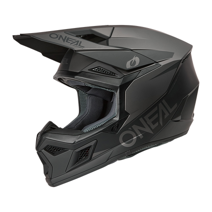 Oneal 3SRS solid black/gray - Botos Motors