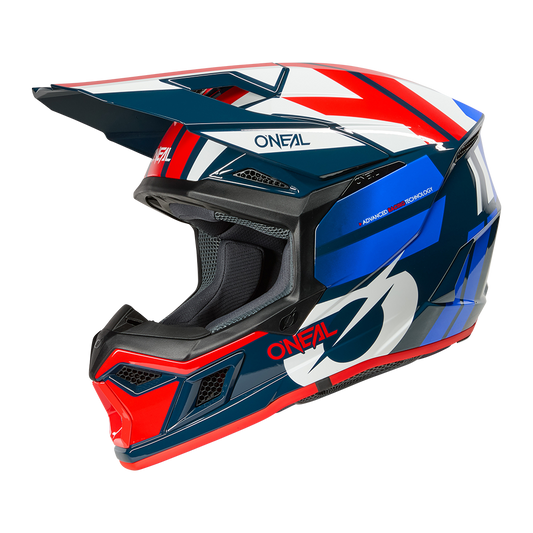 Oneal 3SRS ride blue/white/red - Botos Motors