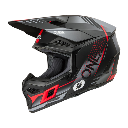 Oneal 3SRS haze black/gray/red - Botos Motors