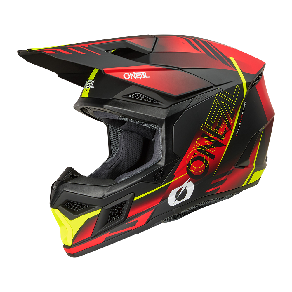 Oneal 3SRS haze black/red/neon yellow - Botos Motors