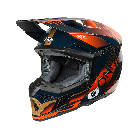 Oneal 3SRS haze blue/orange/gold - Botos Motors