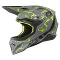 Oneal 1SRS splash gray/neon yellow bukósisak
