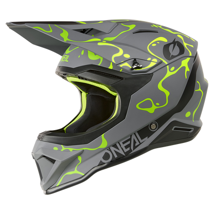 Oneal 1SRS splash gray/neon yellow - Botos Motors
