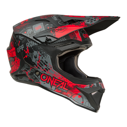 Oneal 1SRS Vibrant black/red bukósisak - Botos Motors