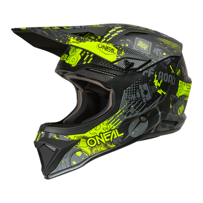 Oneal 1SRS vibrant black/neon yellow - Botos Motors