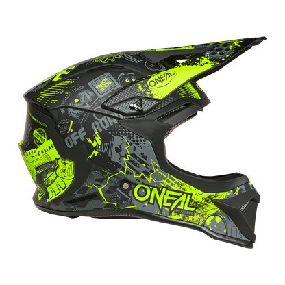 Oneal 1SRS vibrant black/neon yellow - Botos Motors