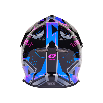 Oneal F-SRS CRUX black/purple bukósisak