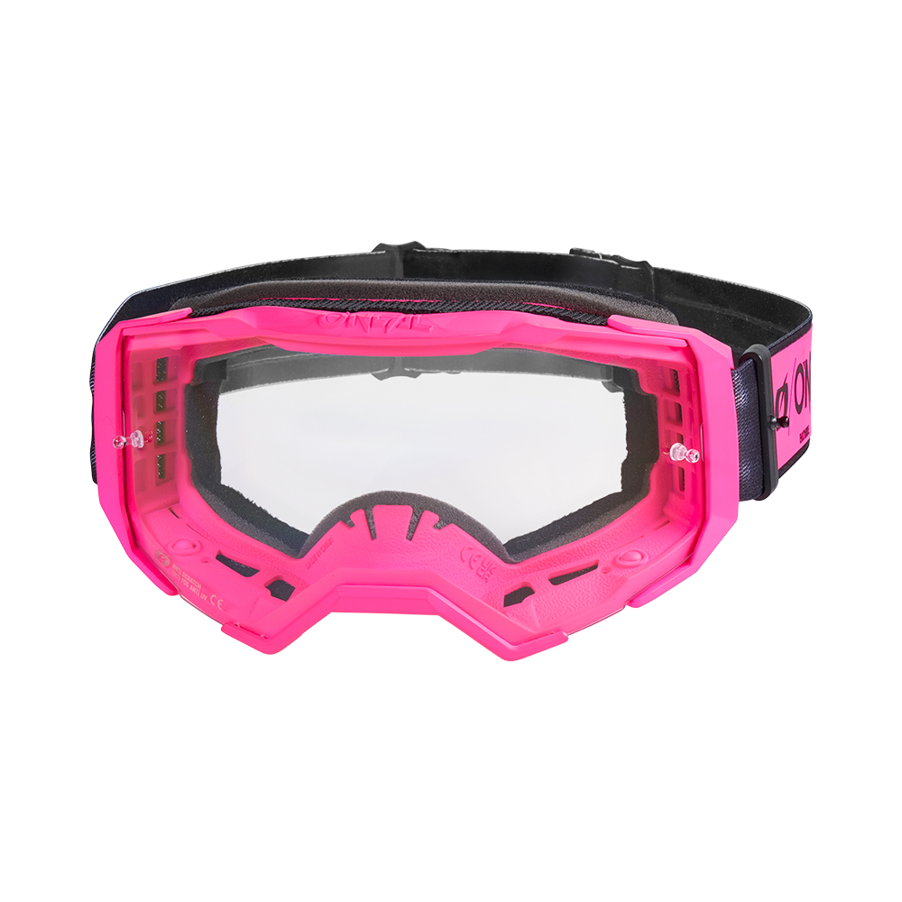 Oneal B-22 CORE black/pink - clear szemüveg