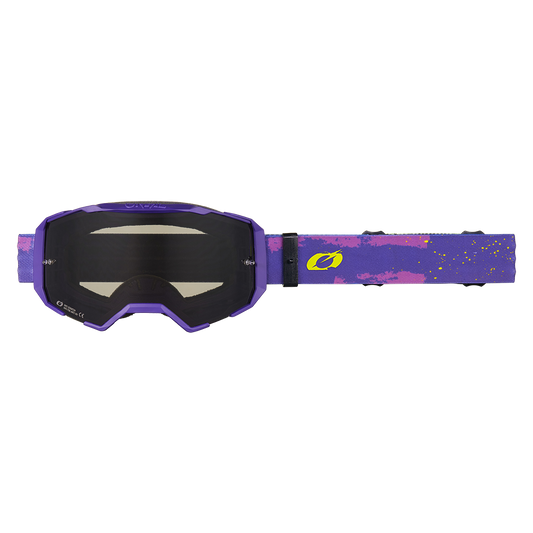 Oneal B-22 Paint purple/neon yellow - gray szemüveg