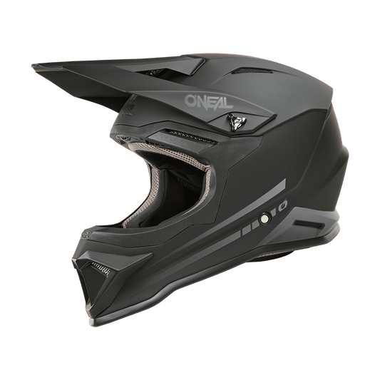 Oneal 1SRS Solid black gyermek méret - Botos Motors Tuning