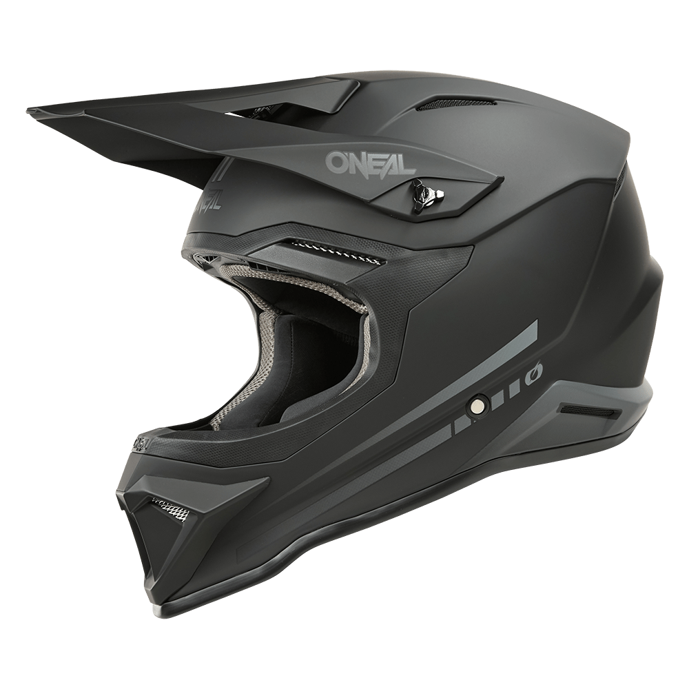 Oneal 1SRS Solid Black - Botos Motors Tuning