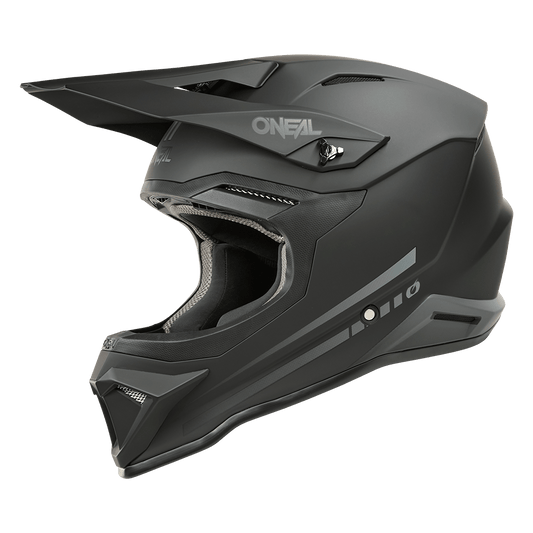 Oneal 1SRS Solid Black - Botos Motors Tuning