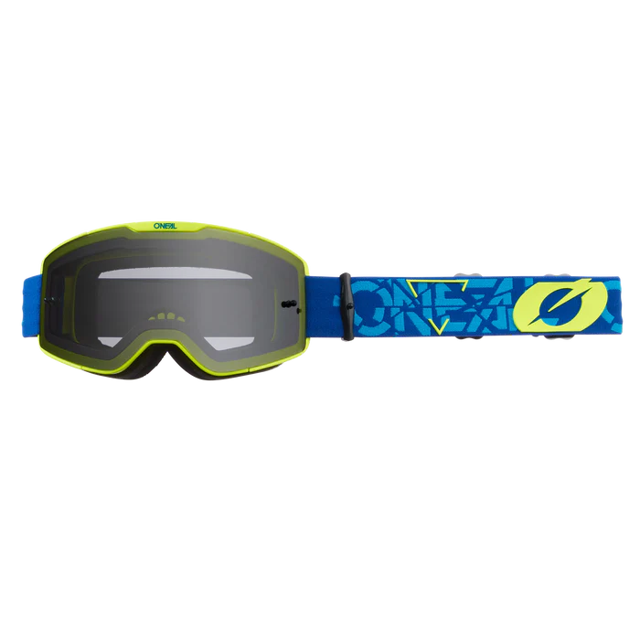 Oneal B-20 strain blue/neon yellow szemüveg akció - Botos Motors Tuning