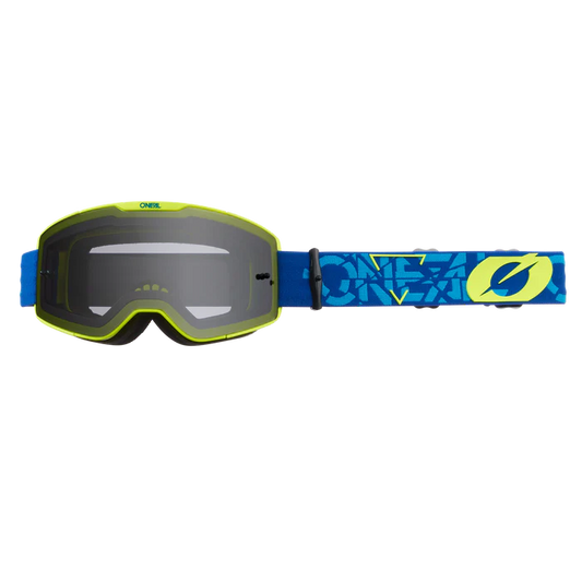 Oneal B-20 strain blue/neon yellow szemüveg akció - Botos Motors Tuning