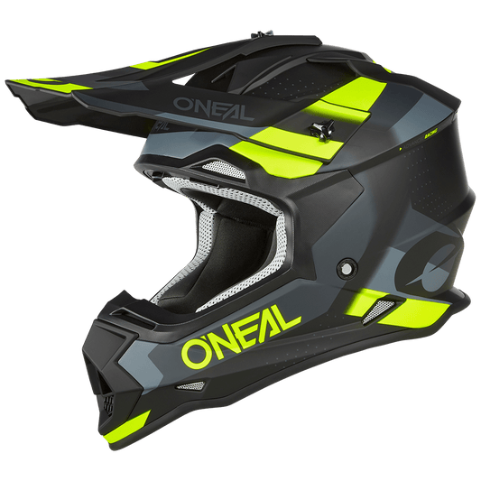Oneal 2SRS Spyde black/gray/neon - Botos Motors Tuning