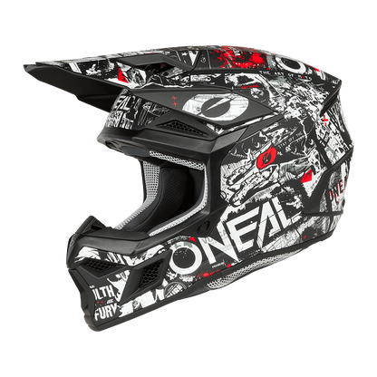 Oneal 3SRS Attack black/white - Botos Motors Tuning