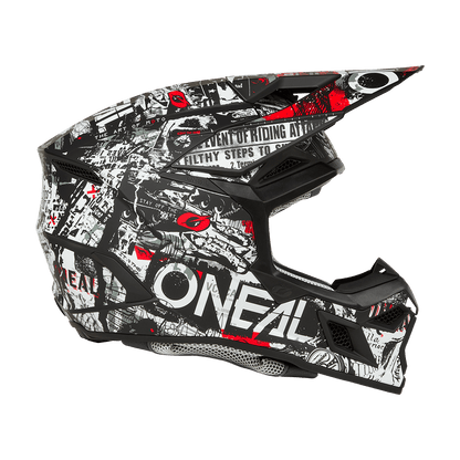 Oneal 3SRS Attack black/white - Botos Motors Tuning
