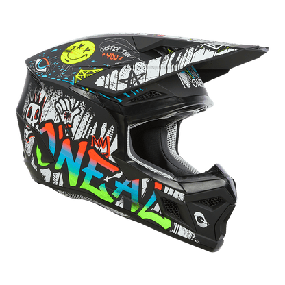 Oneal 3SRS Rancid black/white gyermek méret - Botos Motors Tuning