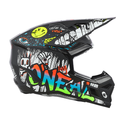Oneal 3SRS Rancid black/white gyermek méret - Botos Motors Tuning