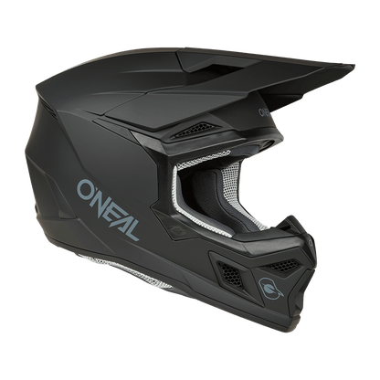 Oneal 3SRS Solid black - Botos Motors Tuning