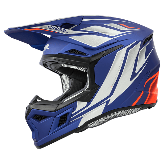 Oneal 3SRS Vertical blue/white/red - Botos Motors Tuning