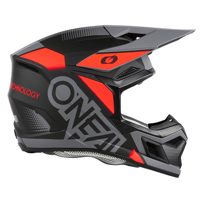 Oneal 3SRS Vision black/red/gray - Botos Motors Tuning