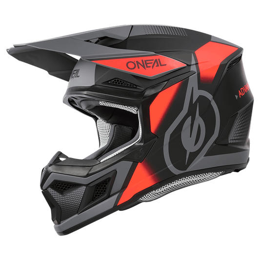 Oneal 3SRS Vision black/red/gray - Botos Motors Tuning