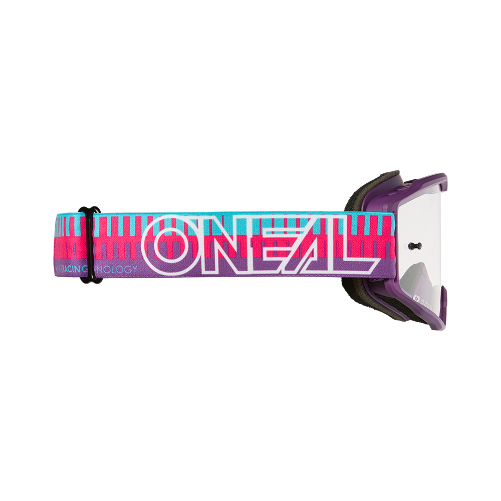 Oneal B10 striped pink/puprle szemüveg - Botos Motors Tuning