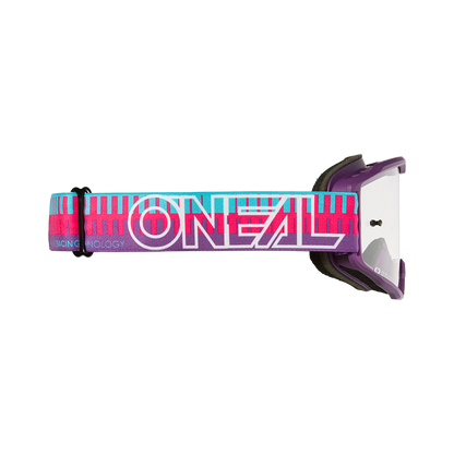 Oneal B10 striped pink/puprle szemüveg - Botos Motors Tuning