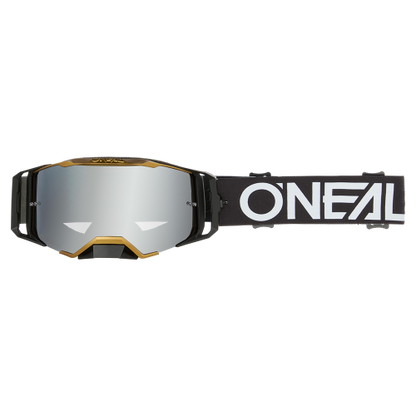 Oneal b-33 hexa black/gold - silver mirror szemüveg - Botos Motors