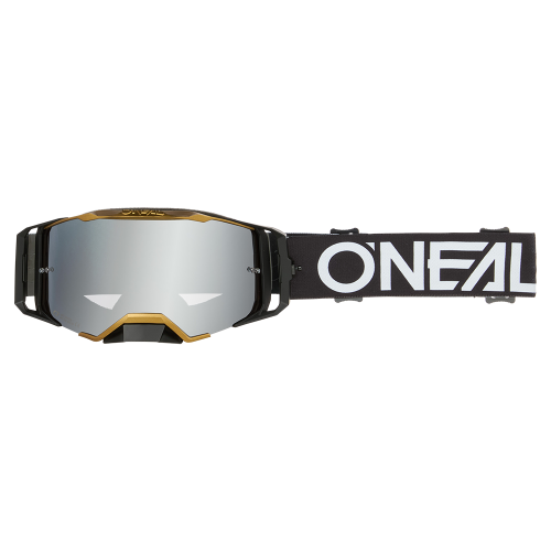 Oneal b-33 hexa black/gold - silver mirror szemüveg - Botos Motors