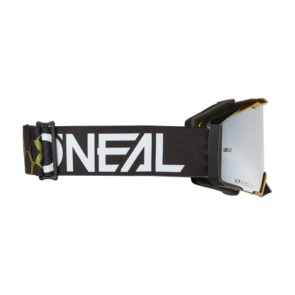 Oneal b-33 hexa black/gold - silver mirror szemüveg - Botos Motors