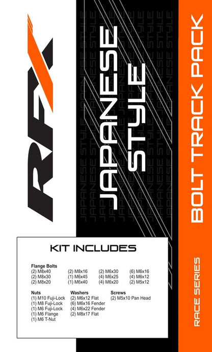 RFX Track csavar készlet Japanese style motorokhoz