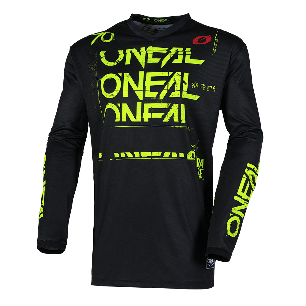Oneal element static black/neon yellow mez akció (M) - Botos Motors Tuning