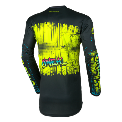 Oneal ELEMENT Rancid black/neon yellow gyerek mez
