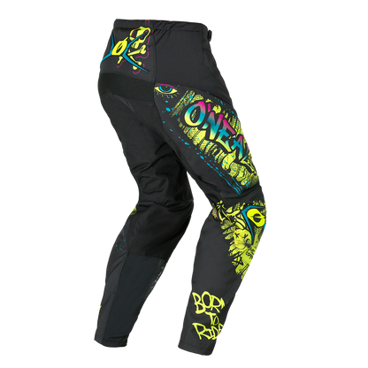 Oneal ELEMENT RANCID black/neon yellow gyerek nadrág
