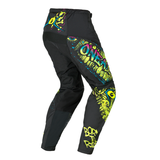 Oneal ELEMENT RANCID black/neon yellow gyerek nadrág